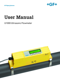 Thumbnail of document Manual - ULTRAFLOW U1000 Ultrasonic Flow Sensor